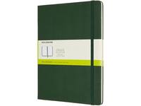 Notitieboek Moleskine XL 190x250mm blanco hard cover myrtle green