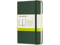 Notitieboek Moleskine pocket 90x140mm blanco hard cover myrtle green