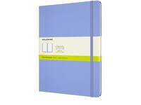 Notitieboek Moleskine XL 190x250mm blanco hard cover hydrangea blue