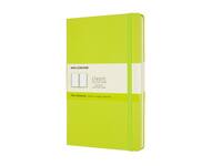 Notitieboek Moleskine large 130x210mm blanco hard cover lemon green