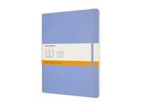 Notitieboek Moleskine XL 190x250mm lijn soft cover hydrangea blue