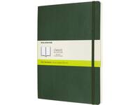 Notitieboek Moleskine XL 190x250mm blanco soft cover myrtle green