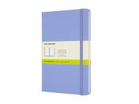 Notitieboek Moleskine large 130x210mm blanco hard cover hydrangea blue