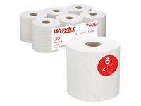 Poetspapier WypAll L10 GeneralClean 1-laags 500 vel wit 7406