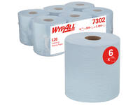 Poetspapier WypAll L20 GeneralClean 2-laags 336 vel blauw 7302