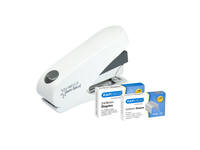 Nietmachine Rapesco Germ-Savvy Less Effort Eco Luna antibacterieel wit