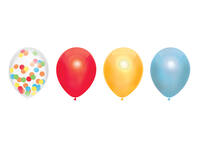 Ballonnen Haza Over The Rainbow 30cm 6 stuks assorti