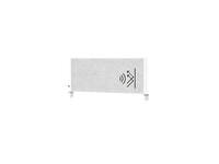Scheidingswand MAUL akoestiek Uplight 160x50 lichtgrijs antrac.frame tafelklem