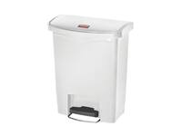 Pedaalemmer Rubbermaid Slim Jim Step-On 30liter wit