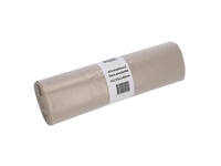 Afvalzak Cleaninq 65/25x140cm LDPE recycled T70 240L transparant rol à 10 stuks