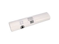 Afvalzak Cleaninq 65/25x140cm HDPE recycled T25 240L transparant rol à 10 stuks