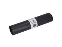 Afvalzak Cleaninq 70x110cm LDPE recycled T70 120L grijs rol à 20 stuks