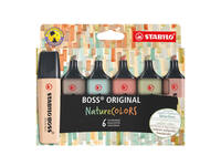 Markeerstift STABILO Boss 70/6 nature colors etui à 6 stuks