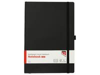 Notitieboek Quantore A4 flex lijn 192blz 80gr zwart