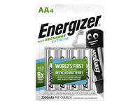 Batterij oplaadbaar Energizer 4x AA 2300mAh