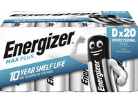 Batterij Energizer Max Plus 20x D alkaline