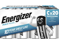 Batterij Energizer Max Plus 20x C alkaline