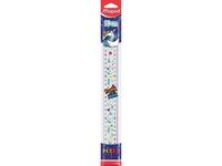 Liniaal Maped Pixel Party Twist 'n Flex 30cm transparant