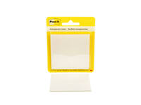 Memoblok Post-it 3M 73x73mm Transparant