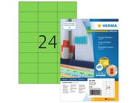 Etiket HERMA 4409 70x37mm groen 2400 stuks