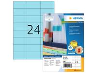 Etiket HERMA 4408 70x37mm blauw 2400 stuks