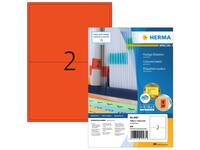 Etiket HERMA 4567 199.5x143.5mm rood 200 stuks