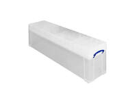 Opbergbox Really Useful 77 liter 1201x270x355mm transparant wit