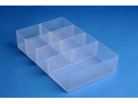 Vakkenverdeler Really Useful 9 liter 7 vakken 345x215x70mm transparant