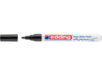 Paintmarker edding 751 op oliebasis 1-2mm creatief zwart
