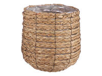 Plantenmand Mica Avalon zeegras rond 26x26cm lichtbruin