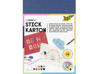 Borduurkaarten Folia 17.5 x x24.5cm 300gr 10 vel assorti