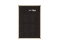 Letterbord IEZZY 40x60cm naturel hout