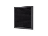 Letterbord IEZZY 30x30cm zwart hout