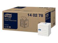 Facial tissues Tork Premium kubus 2-laags 100 vel wit 140278