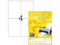 Etiket TopStick 8717 105x148mm wit 400 stuks