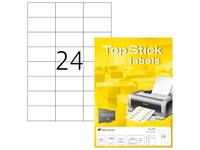 Etiket TopStick 8706 70x37mm wit 2400 stuks
