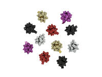 Rozetten Haza 50mm glitter assorti