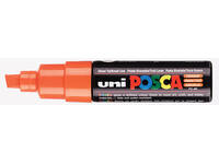 Paintmarker Uni POSCA PC8K breed schuin donker oranje