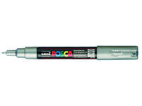 Paintmarker Uni POSCA PC1MC extra fijn zilver