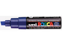 Paintmarker Uni POSCA PC8K breed schuin donkerblauw