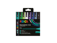 Paintmarker Uni POSCA PC5M medium koel assorti set à 8 stuks