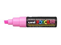 Paintmarker Uni POSCA PC8K breed schuin fluor roze