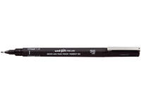 Fineliner Uni-ball Pin beitelpunt 1mm zwart
