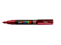 Paintmarker Uni POSCA PC1MC extra fijn wijnrood