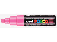 Paintmarker Uni POSCA PC8K breed schuin roze