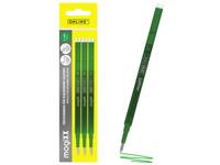 Gelschrijvervulling Online Magixx medium groen blister à 3 stuks