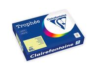 Kopieerpapier Trophée A4 80gr citroengeel 500 vel