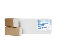 Handdoek Cleaninq H2 i-vouw 2-laags 205x240mm 25x150 vel wit