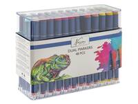 Alcoholmarkers Nassau Arts duopunt set à 48 kleuren