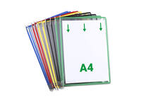 Zichtpaneel Tarifold A4 verticaal assorti 10 stuks